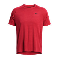 Under Armour Tech Textured Training Shirt Red Black