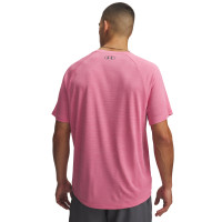 Under Armour Tech Textured Training Shirt Pink Black