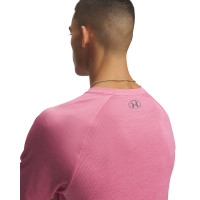 Under Armour Tech Textured Training Shirt Pink Black