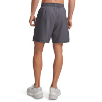 Under Armour Tech Woven Wordmark Trainingsbroekje Donkergrijs Roze
