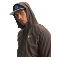 Under Armour Vibe Woven Windbreaker Dark Brown Beige