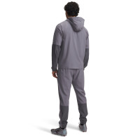 Under Armour Challenger Pro Full-Zip Tracksuit Grey Dark Grey Black