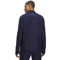 Under Armour Challenger Pro 1/4-Zip Tracksuit Blue Turquoise