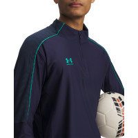 Under Armour Challenger Pro 1/4-Zip Tracksuit Blue Turquoise