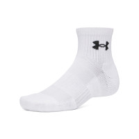 Under Armour Performance Quarter Sprotsokken 3-Pack Wit Zwart