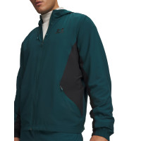 Under Armour Tech Sport Woven Trainingspak Full-Zip Donkergroen Zwart