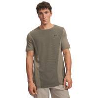 Under Armour Vanish Woven Seamless Trainingsset Bruin Donkergroen Zwart