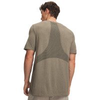 Under Armour Vanish Woven Seamless Trainingsset Bruin Donkergroen Zwart