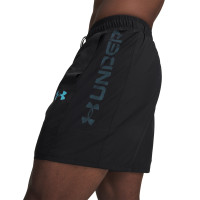 Under Armour Tech Utility Trainingsbroekje Zwart Lichtblauw