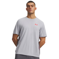 Under Armour Tech Utility Trainingsset Lichtgrijs Donkergrijs Rood