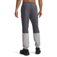Under Armour Tech Utility Woven Trainingspak Full-Zip Donkergrijs Lichtgrijs Rood