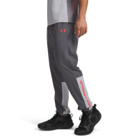Under Armour Tech Utility Woven Trainingsbroek Donkergrijs Lichtgrijs Rood
