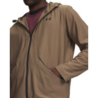 Under Armour Unstoppable Woven Jack Bruin Zwart