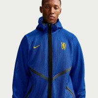Nike Chelsea Anthem Training Jacket 2026-2027 Blue Black Golden Yellow