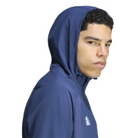 adidas Ajax Tiro Travel Training Jacket 2026-2027 Dark Blue Light Blue