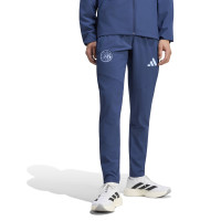 adidas Ajax Tiro Travel Trainingsbroek 2026-2027 Donkerblauw Lichtblauw