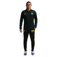 Nike Inter Milan Strike Tracksuit 2026-2027 Black Dark Blue Golden Yellow