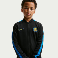 Nike Inter Milan Strike Tracksuit 2026-2027 Kids Black Dark Blue Golden Yellow