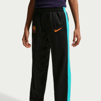 Nike FC Barcelona Sportswear Tracksuit 2026-2027 Kids Black Dark Blue Teal Golden Yellow