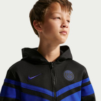 Nike Paris Saint-Germain Sportswear Trainingspak 2026-2027 Kids Zwart Donkerblauw