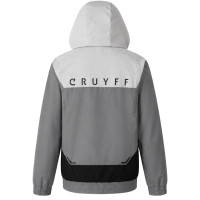 Cruyff Elite 2.0 Hooded Training Jacket Kids Grey Light Grey Black