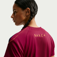 Nike FC Barcelona Strike Training Shirt 2026-2027 Women Red Dark Blue Yellow