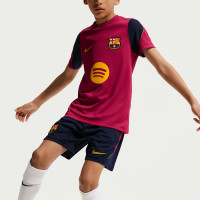 Nike FC Barcelona Strike Trainingsbroekje 2026-2027 Kids Donkerblauw Rood Geel