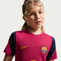 Nike FC Barcelona Strike Trainingsshirt 2026-2027 Kids Rood Donkerblauw Geel