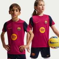 Nike FC Barcelona Strike Trainingsshirt 2026-2027 Kids Rood Donkerblauw Geel