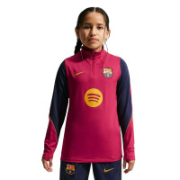 Nike FC Barcelona Strike Tracksuit 1/4-Zip 2026-2027 Kids Red Dark Blue Yellow