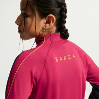 Nike FC Barcelona Strike Tracksuit 1/4-Zip 2026-2027 Kids Red Dark Blue Yellow