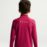 Nike FC Barcelona Strike Tracksuit 1/4-Zip 2026-2027 Kids Red Dark Blue Yellow