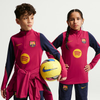 Nike FC Barcelona Strike Training sweater 1/4-Zip 2026-2027 Kids Red Dark Blue Yellow