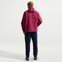 Nike FC Barcelona Tech Woven Tracksuit Hooded Full-Zip 2026-2027 Red Dark Blue Yellow