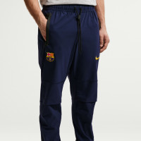 Nike FC Barcelona Tech Woven Tracksuit Hooded Full-Zip 2026-2027 Red Dark Blue Yellow