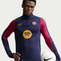Nike FC Barcelona Strike Training sweater 1/4-Zip 2026-2027 Dark Blue Red Yellow