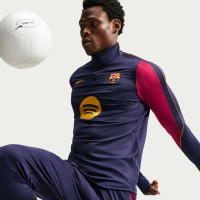 Nike FC Barcelona Strike Training sweater 1/4-Zip 2026-2027 Dark Blue Red Yellow