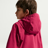 Nike FC Barcelona Tech Woven Tracksuit Hooded Full-Zip 2026-2027 Kids Red Dark Blue Yellow