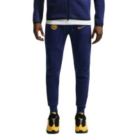 Nike Inter Milan Tech Fleece Joggingbroek 2026-2027 Donkerblauw Zwart Goudgeel