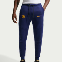 Nike Inter Milan Tech Fleece Trainingspak 2026-2027 Donkerblauw Zwart Goudgeel