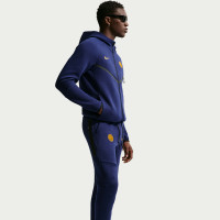 Nike Inter Milan Tech Fleece Trainingspak 2026-2027 Donkerblauw Zwart Goudgeel