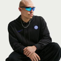 Nike Inter Milan Club Sportswear Tracksuit Hooded 2026-2027 Black Dark Blue White