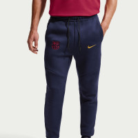 Nike FC Barcelona Tech Fleece Tracksuit 2026-2027 Dark Blue Black Yellow Pink