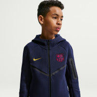 Nike FC Barcelona Tech Fleece Vest 2026-2027 Kids Dark Blue Black Yellow Pink