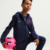 Nike FC Barcelona Tech Fleece Vest 2026-2027 Kids Dark Blue Black Yellow Pink