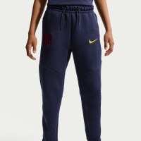 Nike FC Barcelona Tech Fleece Sweat Pants 2026-2027 Kids Dark Blue Black Yellow Red