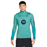 Nike FC Barcelona Strike Trainingstrui 1/4-Zip 2026-2027 Licht Turquoise Donkerblauw Rood