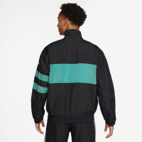 Nike FC Barcelona Repel Woven Trainingspak 1996 Zwart Lichtgroen Goudgeel