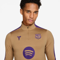 Nike FC Barcelona Strike Trainingspak 1/4-Zip 2026-2027 Goud Zwart Paars