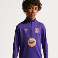 Nike FC Barcelona Strike Trainingspak 1/4-Zip 2026-2027 Kids Paars Zwart Goud